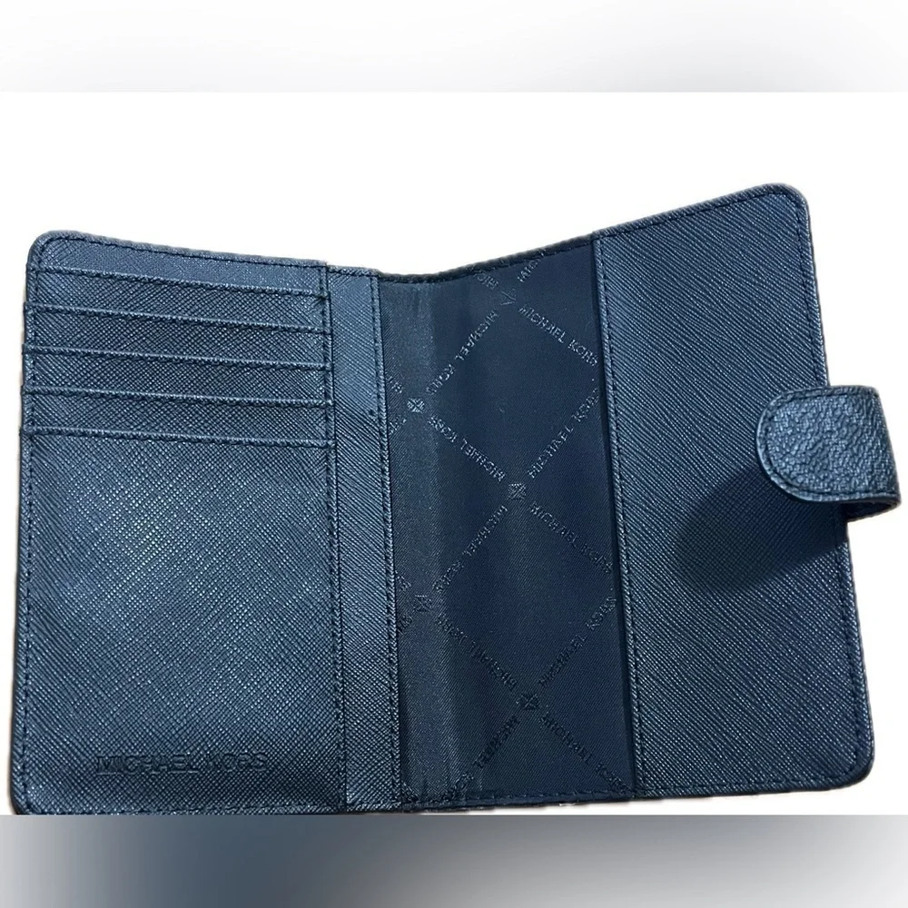 Michael Kors Jet Set Travel Passport Case Wallet, Black